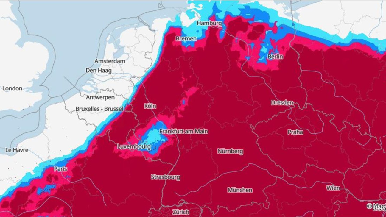 image.title Unwetter-Warnung für Deutschland: Karten zeigen die Wetterlage  image