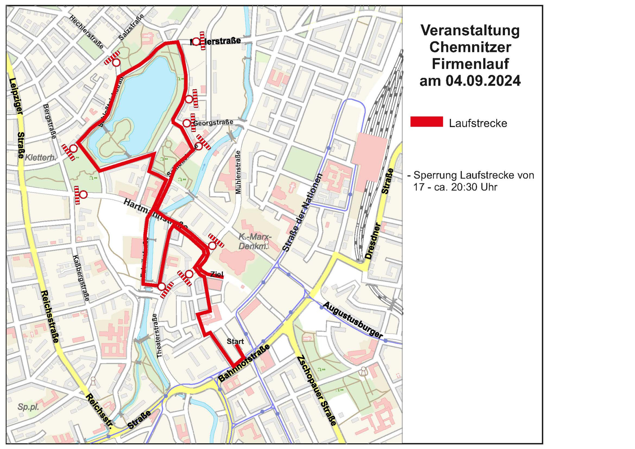 image.title Verkehrseinschränkungen zum Chemnitzer Firmenlauf  Stadt Chemnitz image